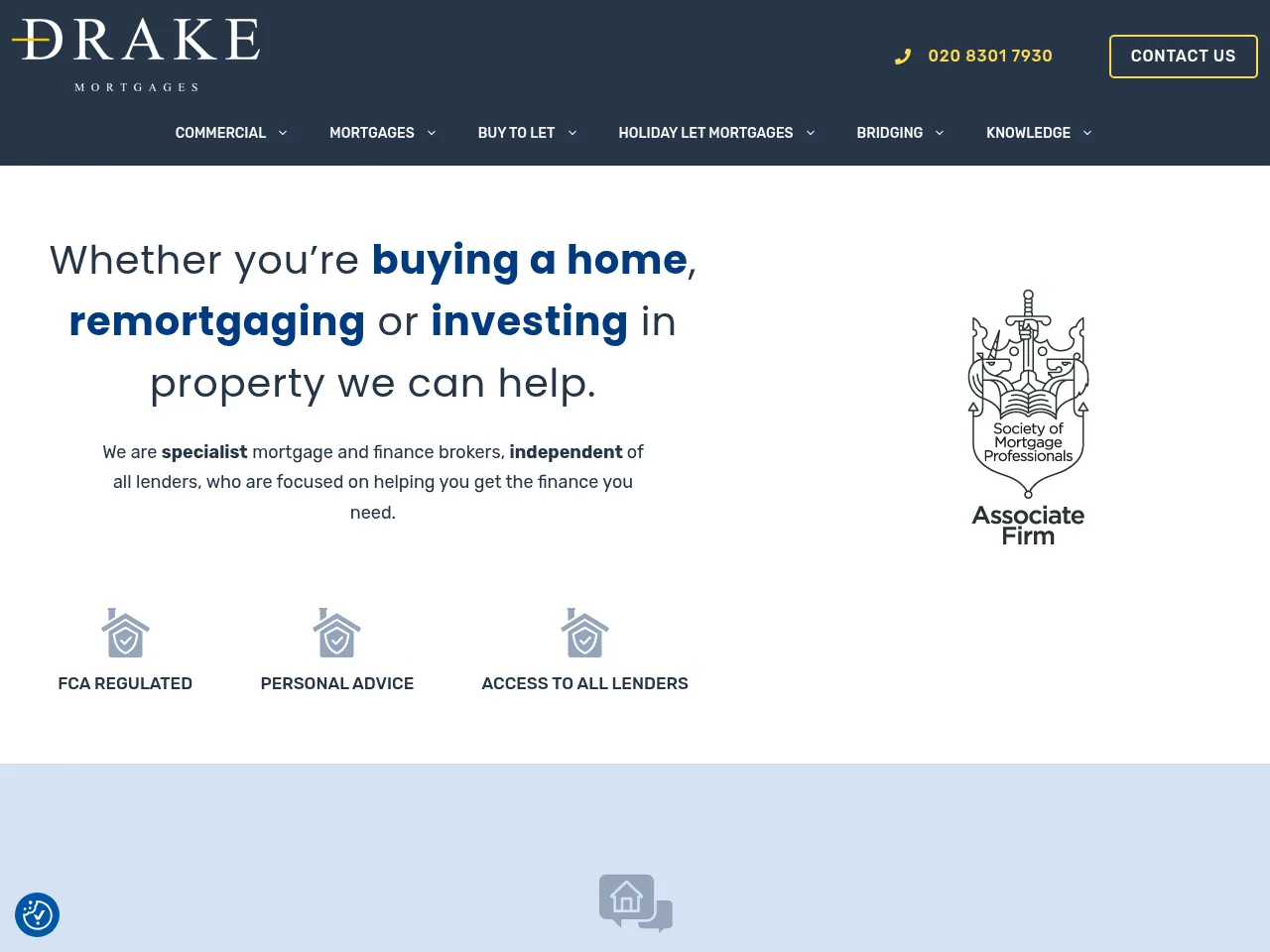 Drake Mortgages website preview