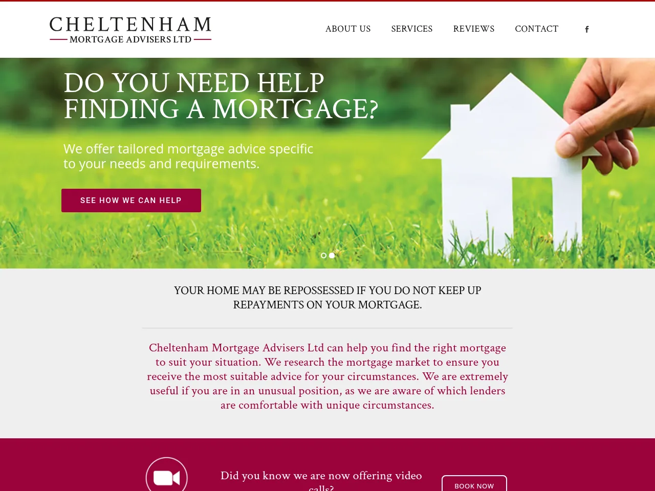 Cheltenham Mortgage Advisers website preview