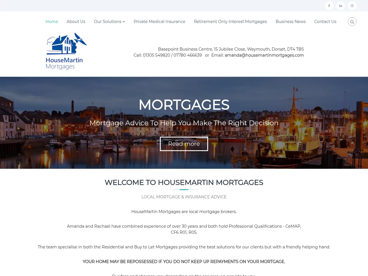 HouseMartin Mortgages website preview