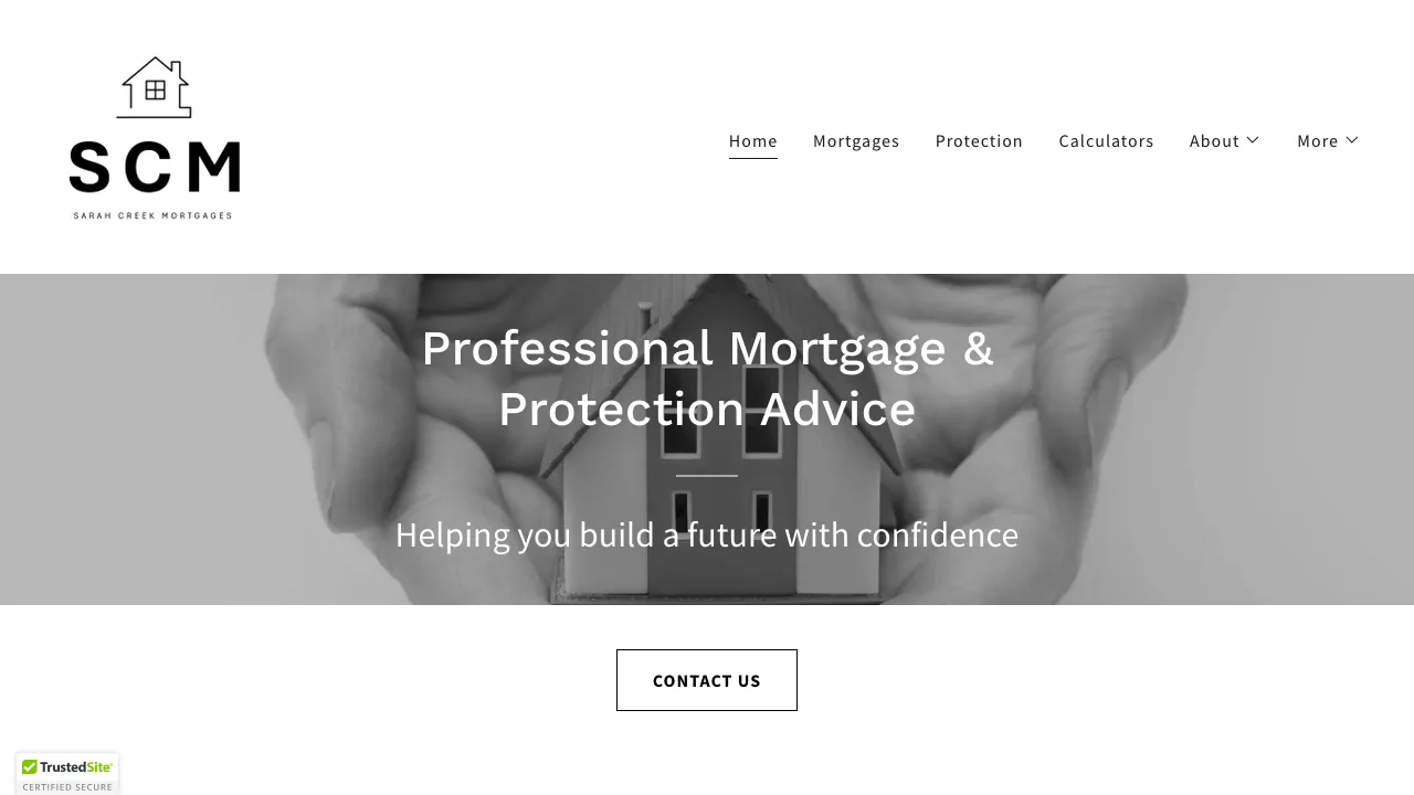 Sarah Creek Mortgages website preview