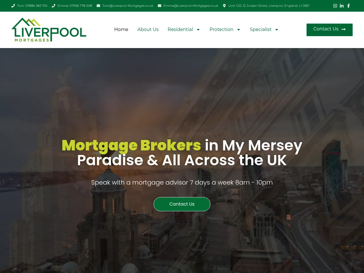 Liverpool-Mortgages website preview