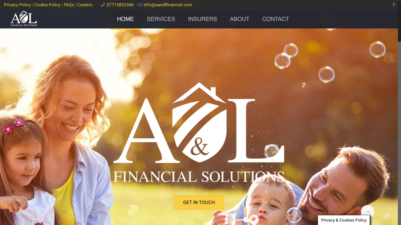 A&L Financial Solutions website preview