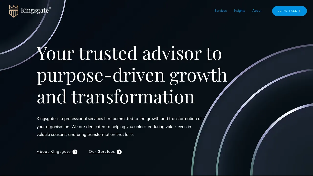 Kingsgate website preview