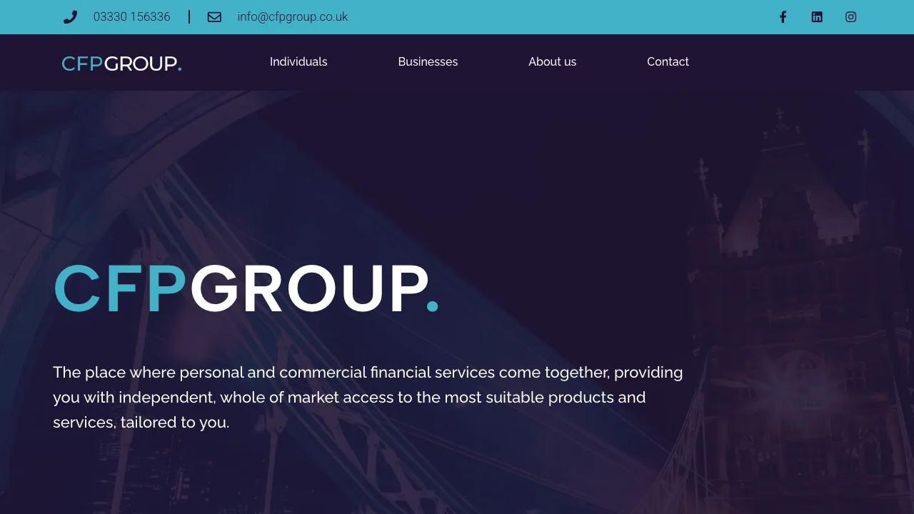 CFP Group Residential website preview