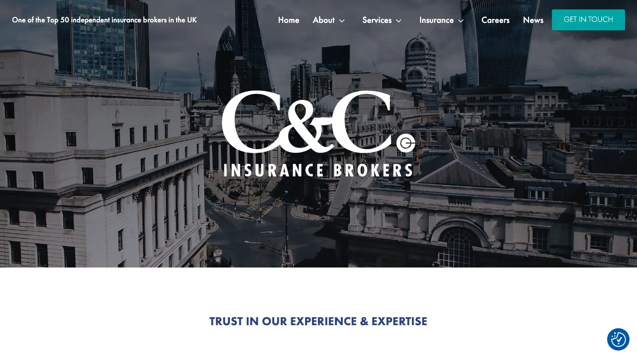 C&C Insurance Brokers Ltd website preview