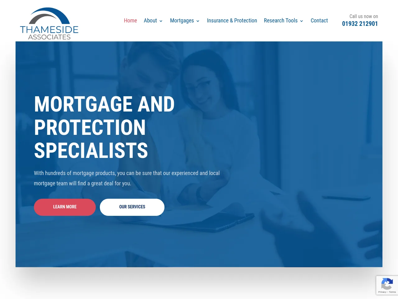 Thameside Associates website preview