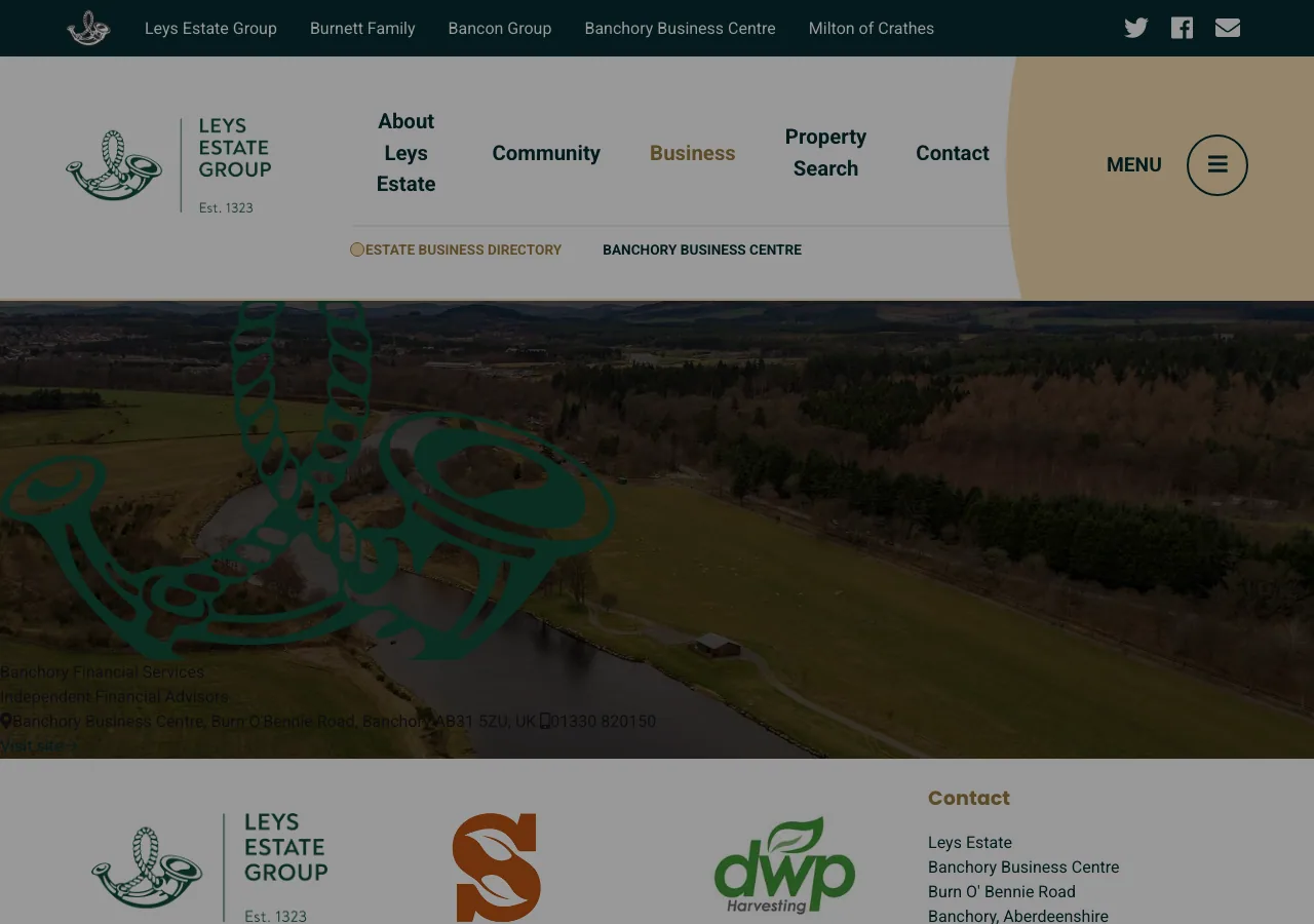Banchory Financial Services website preview