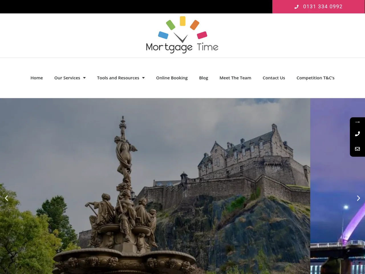 Mortgage Time website preview