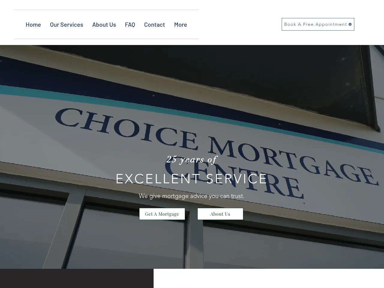 Choice Mortgage Centre website preview
