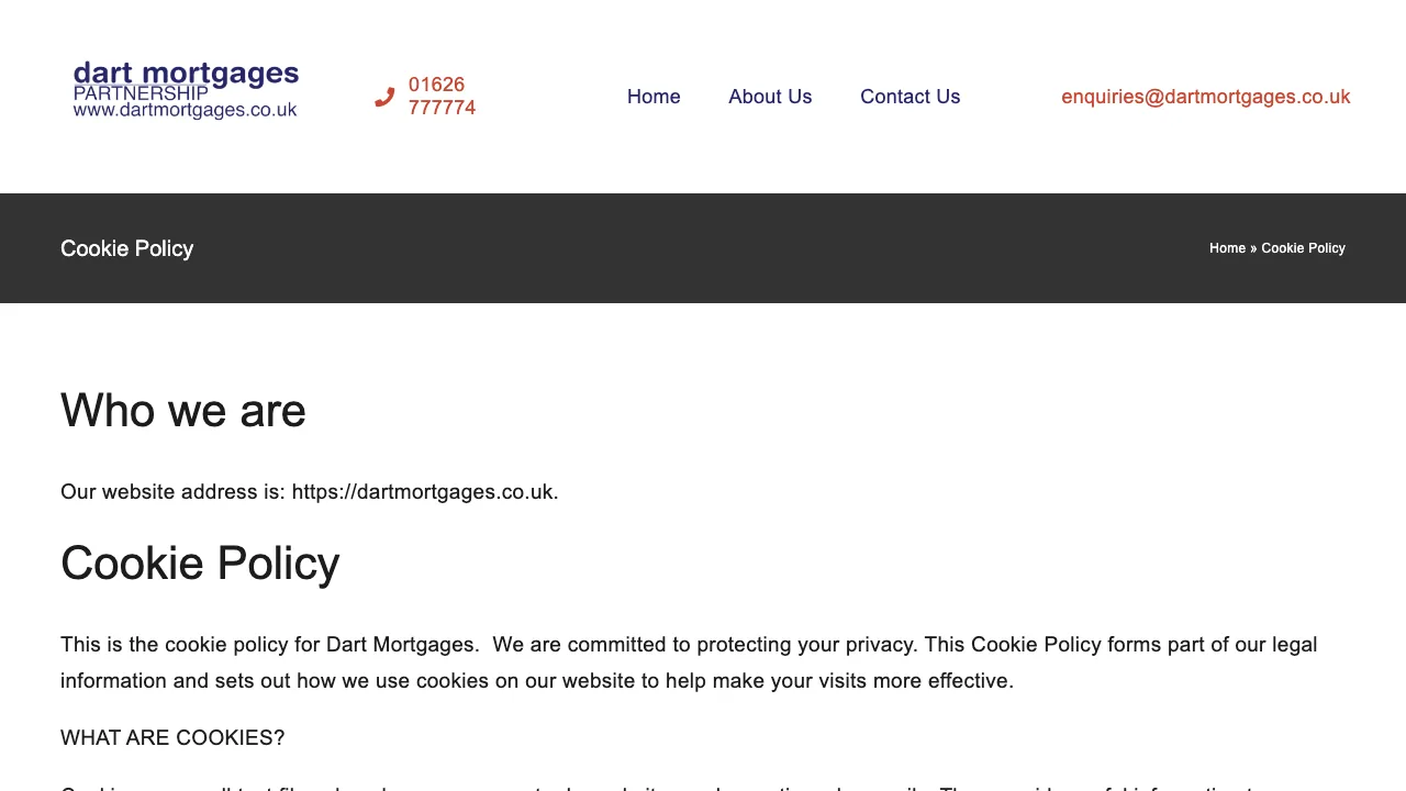 Dart Mortgage & Insurance Services website preview