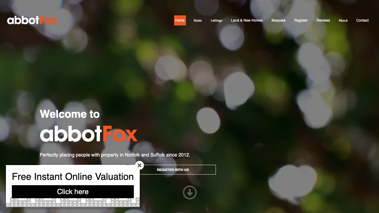 abbotFox website preview