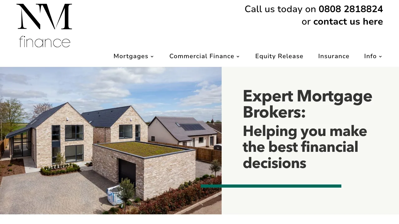 New Mortgage Finance (NM Finance) website preview