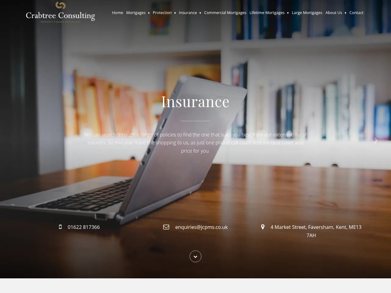 Crabtree Consulting website preview