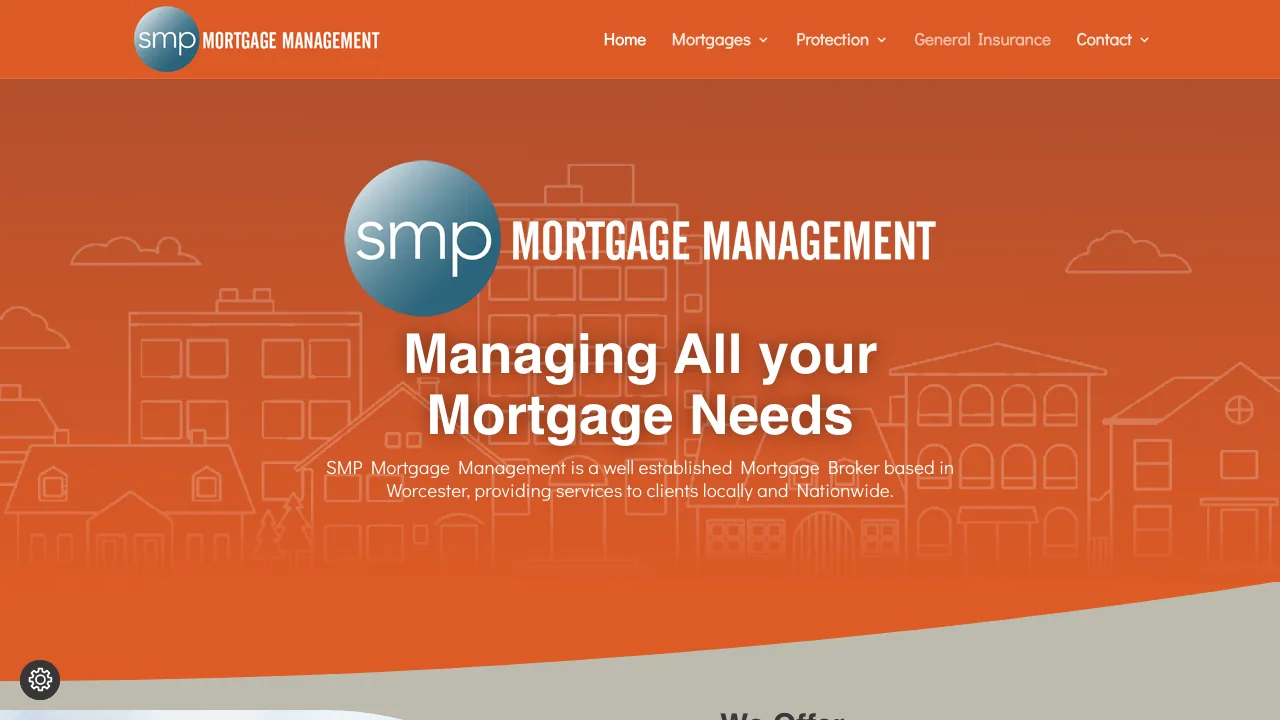 S M P Mortgage Management website preview