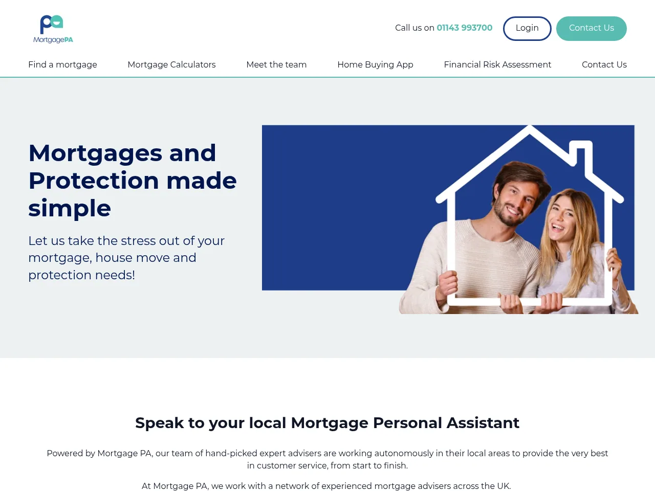 mortgagePA website preview