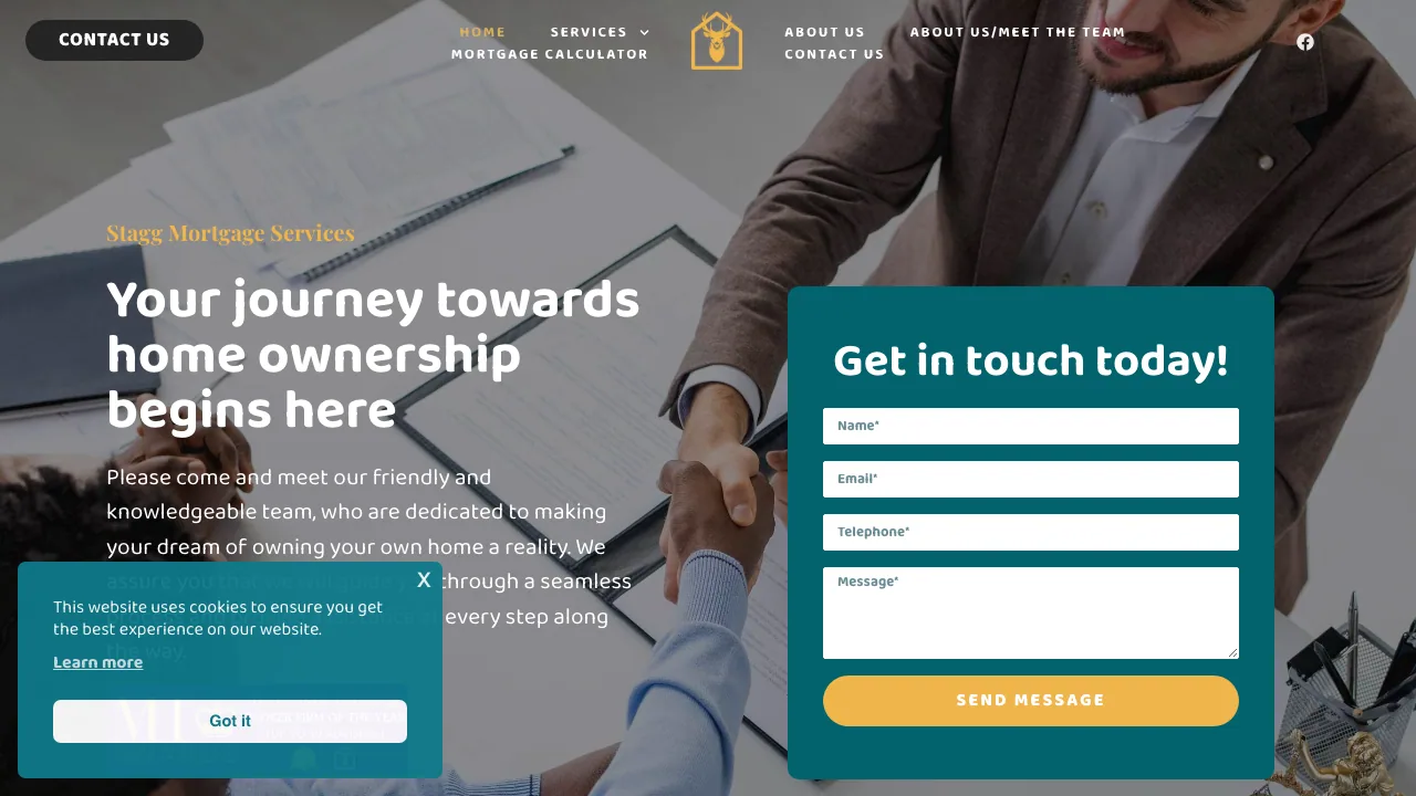 Stagg Mortgage Services website preview