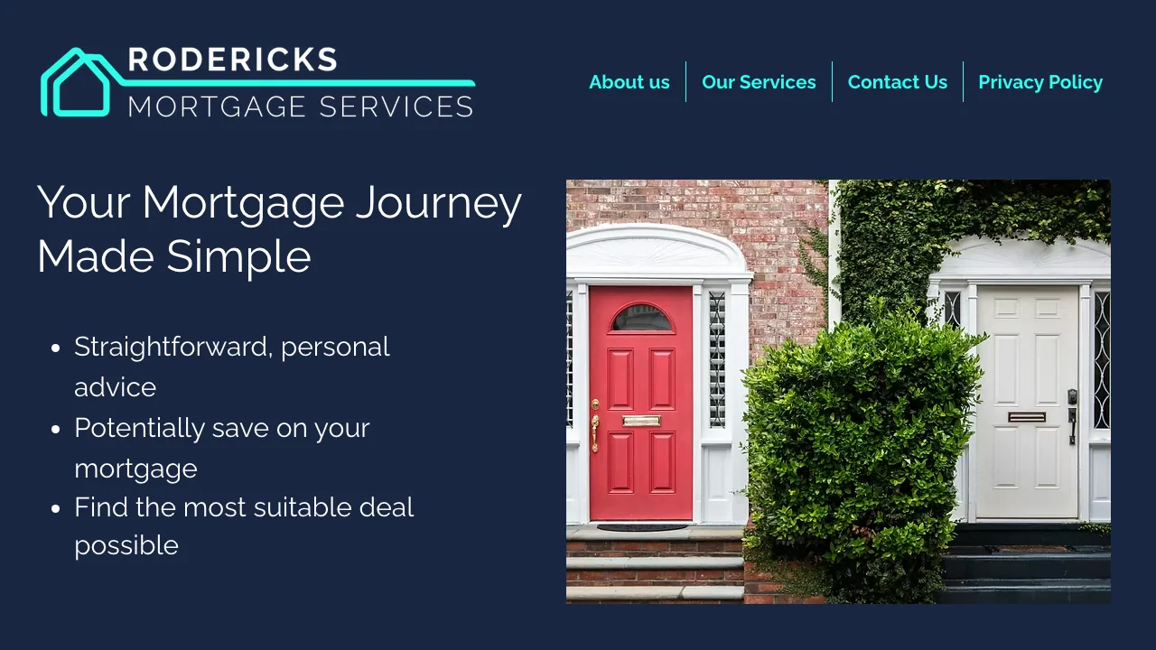Rodericks Mortgage Services Ltd website preview