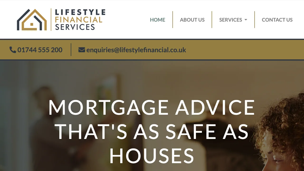 Lifestyle Financial Services LLP website preview