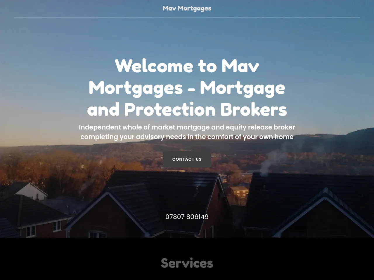 Mav Mortgages website preview