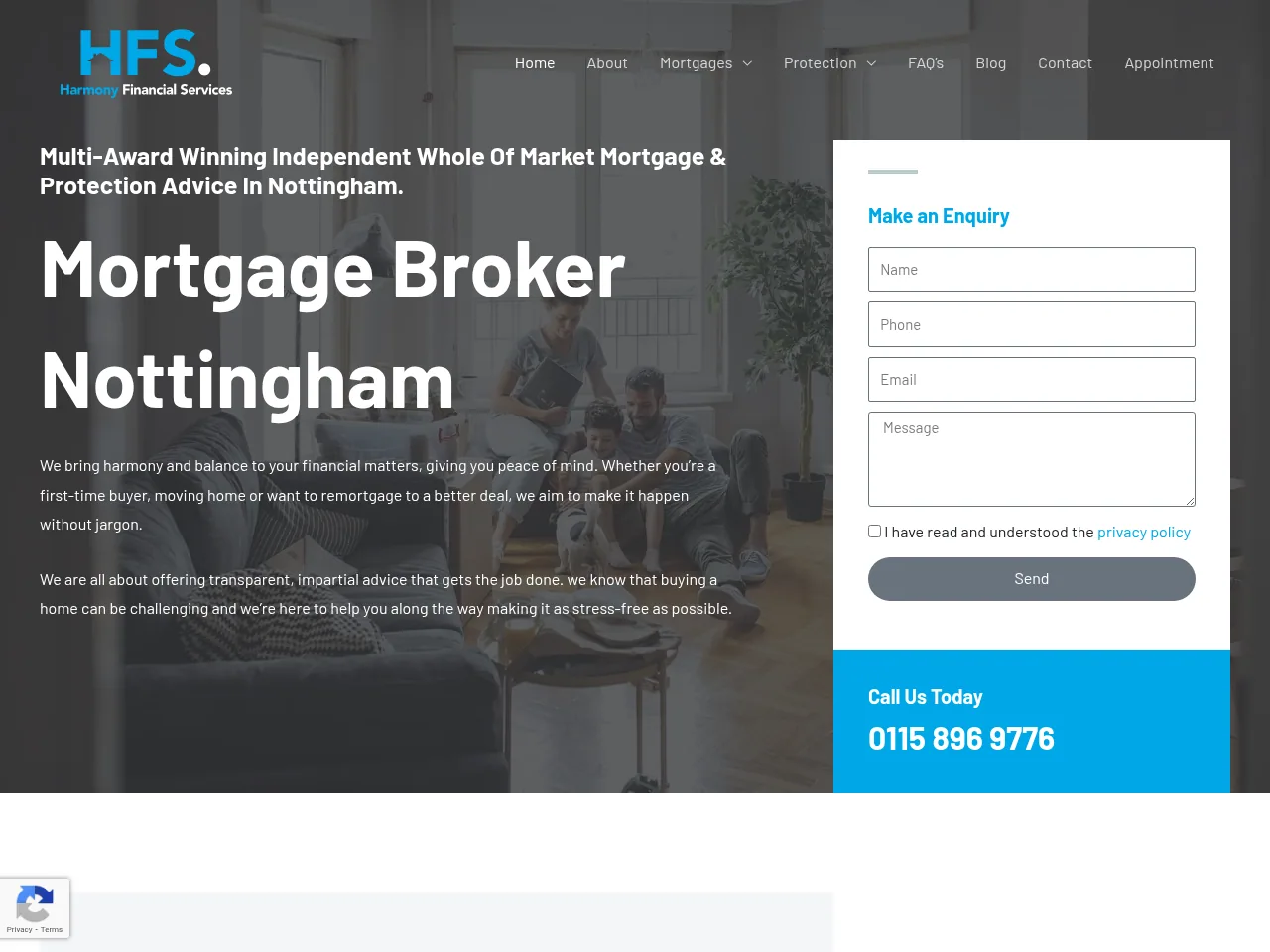 Harmony FS website preview