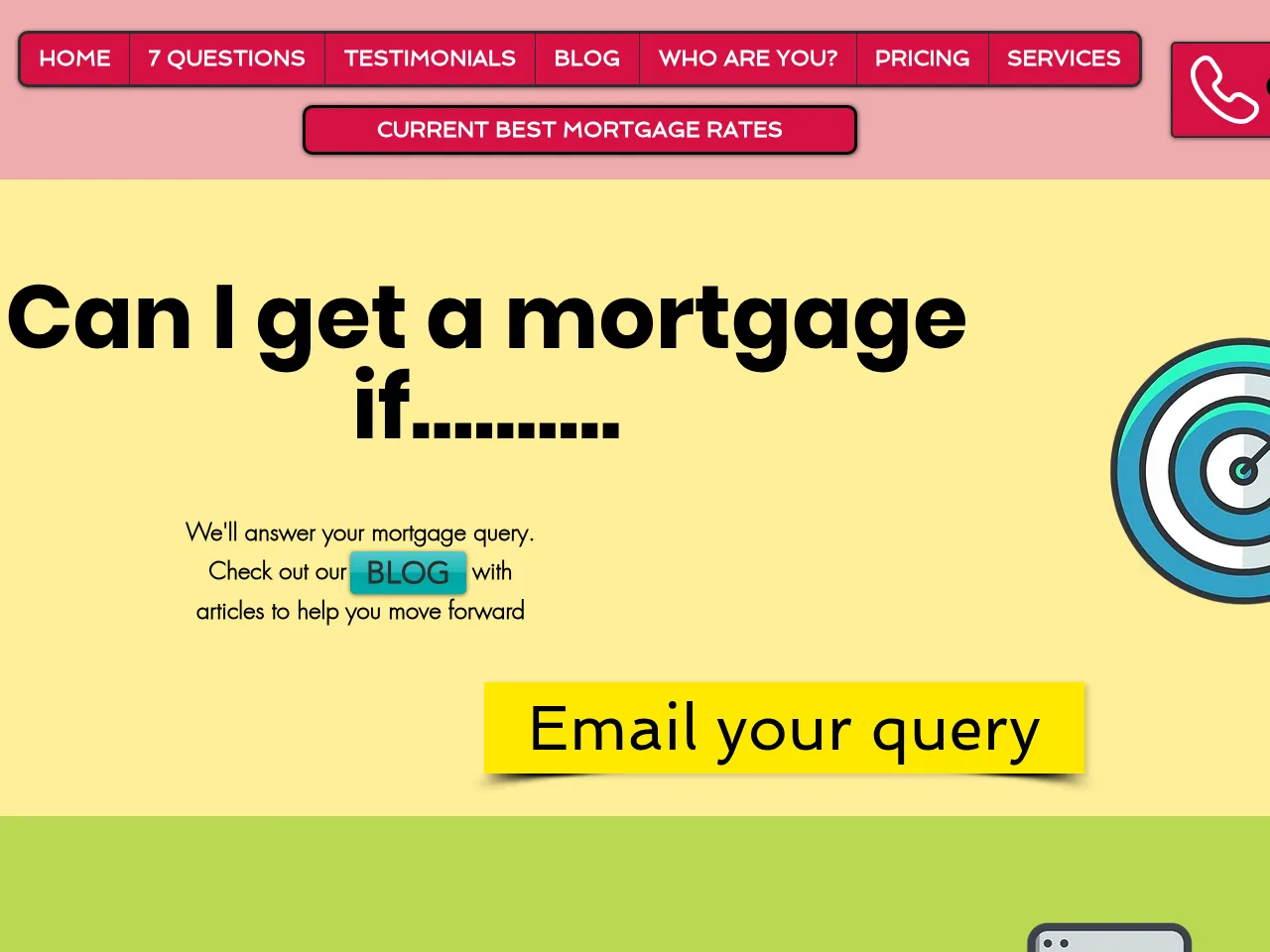 Bricks and Mortar Mortgages website preview