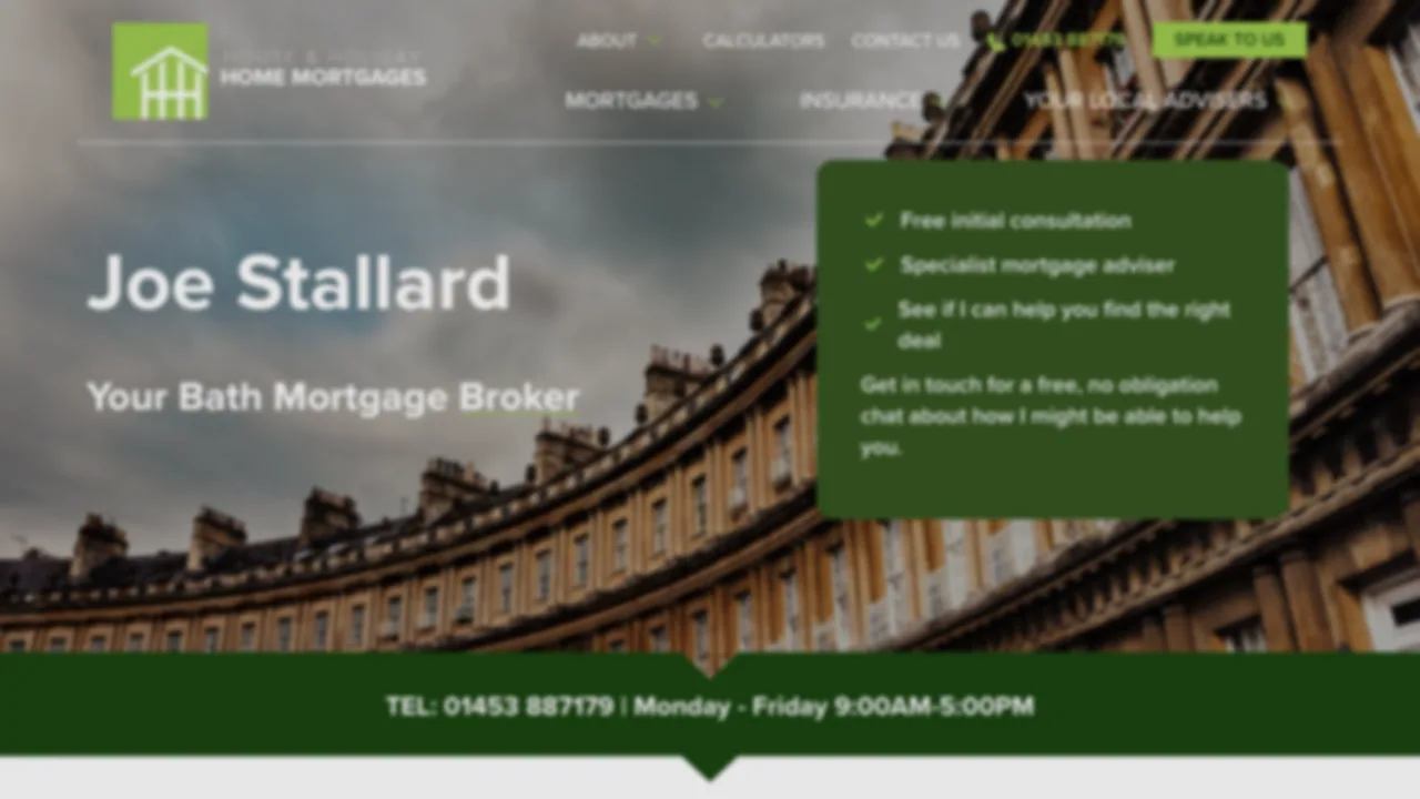 HHH Mortgages Bath website preview