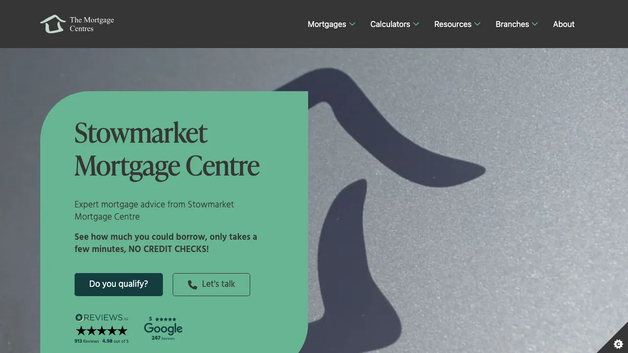 Stowmarket Mortgage Centre website preview