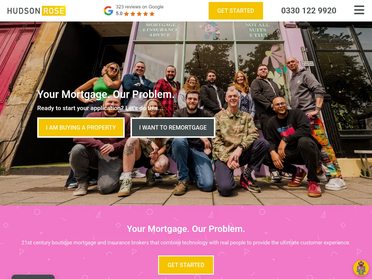 Hudson Rose website preview