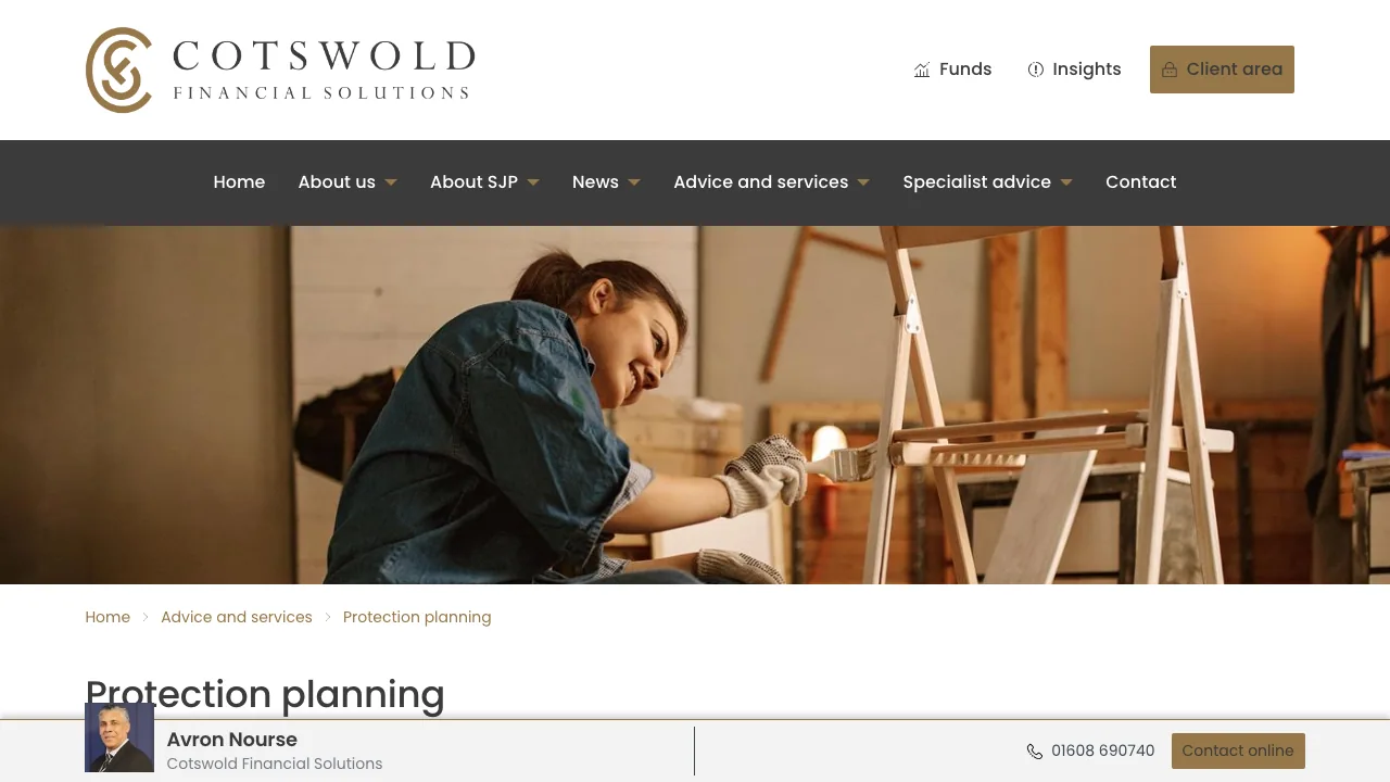 Cotswold Financial Solutions Ltd website preview