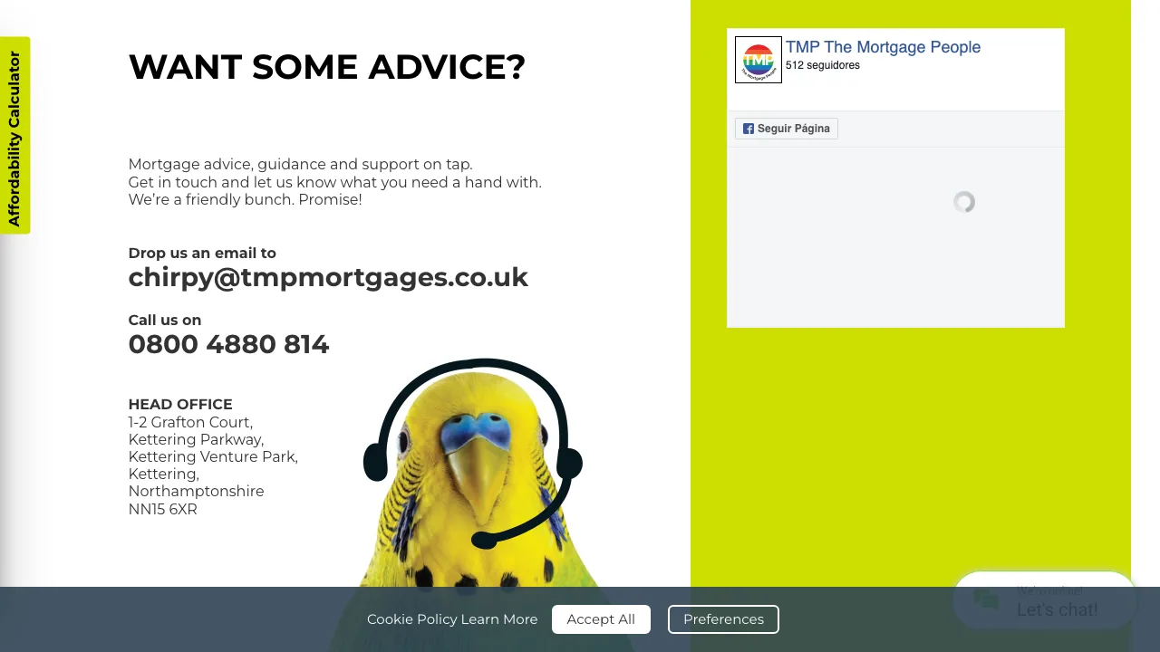 TMP The Mortgage People Ltd website preview