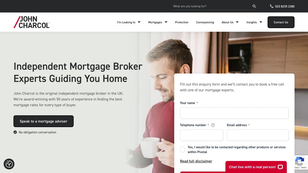 John Carpenter Mortgage Broker website preview