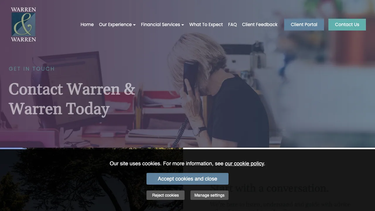 Warren & Warren website preview