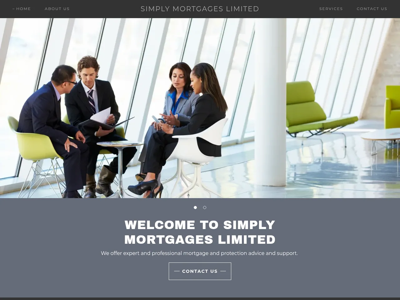 Simply Mortgages website preview