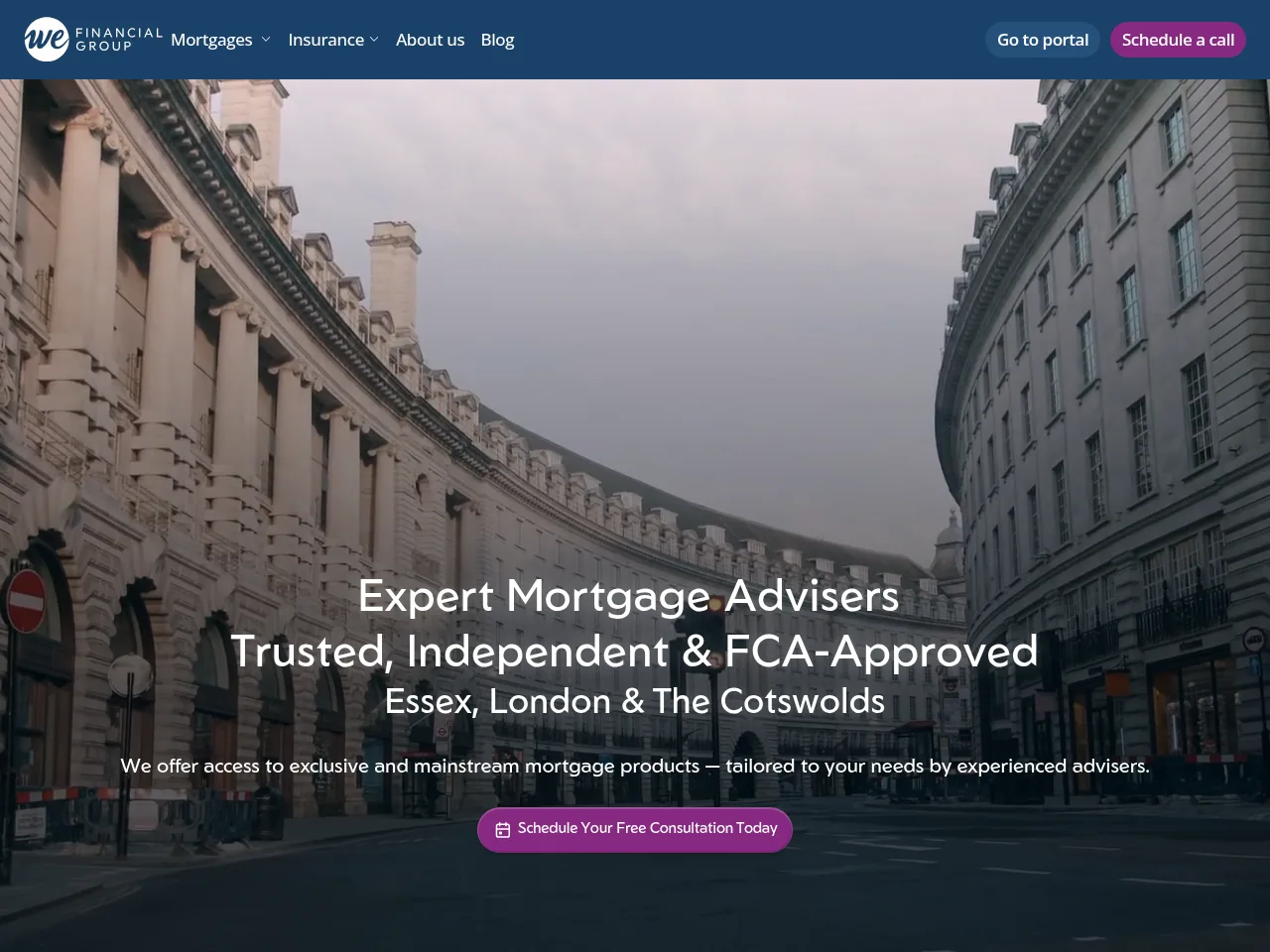 We Financial Group website preview