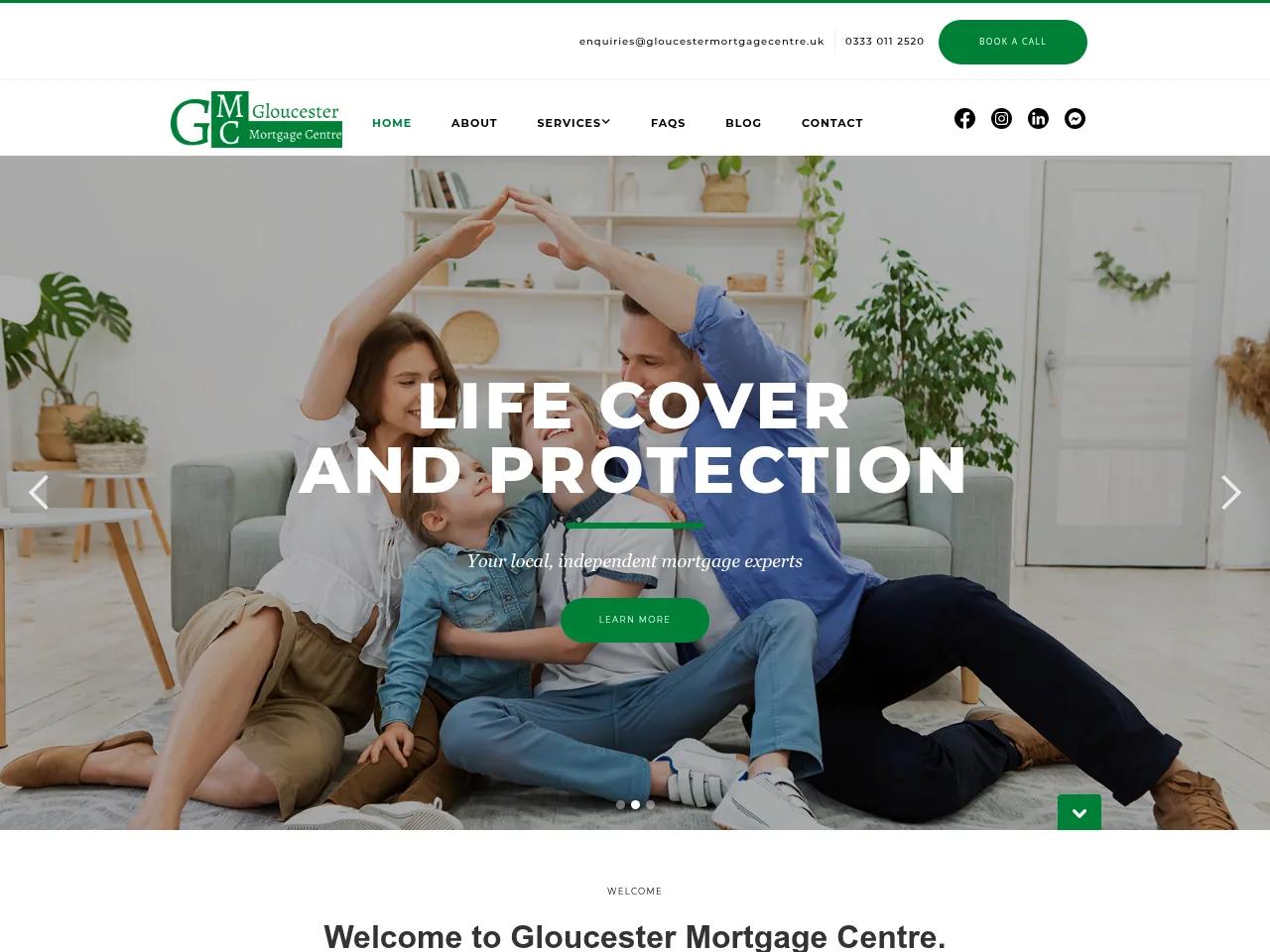 Gloucester Mortgage Centre website preview