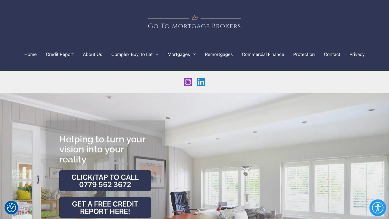 Go To Mortgage Brokers website preview
