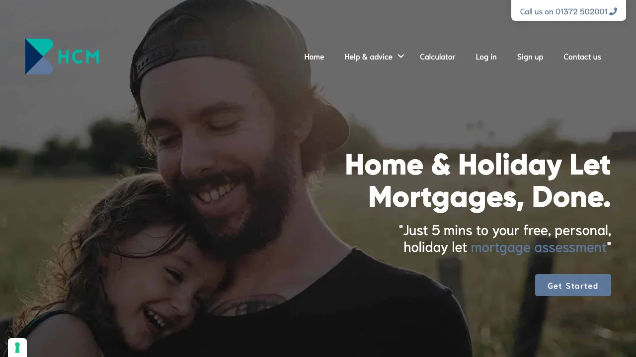 Holiday Cottage Mortgages website preview