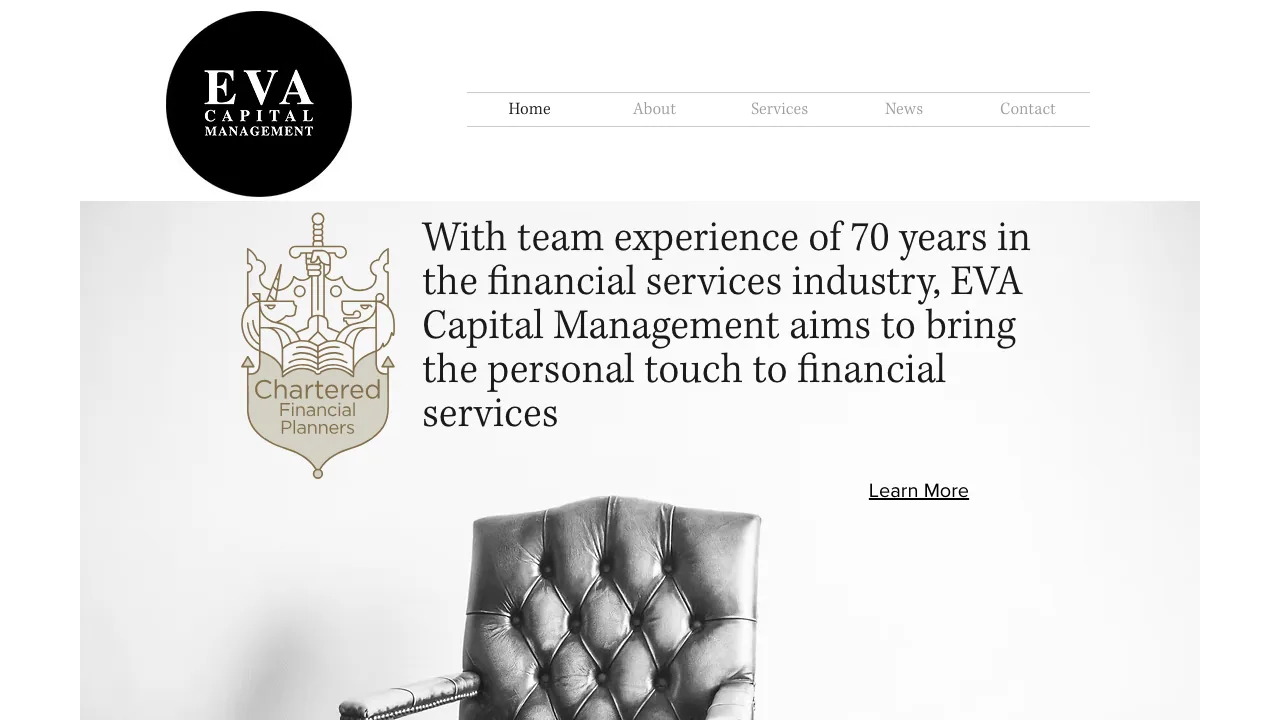 Eva Capital Management website preview