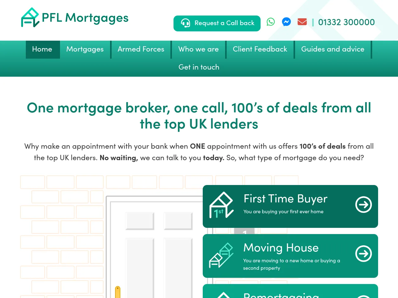 PFL Mortgages website preview