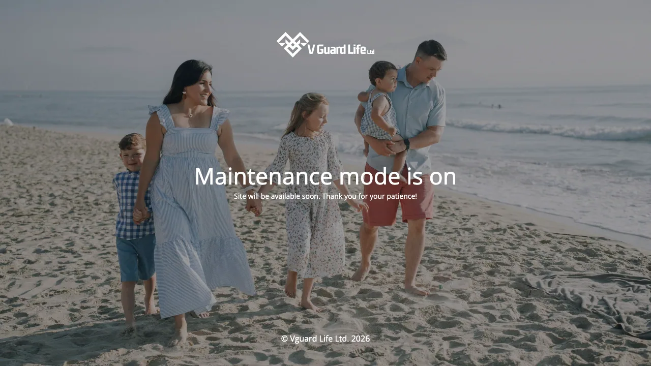 V Guard Life Ltd. website preview