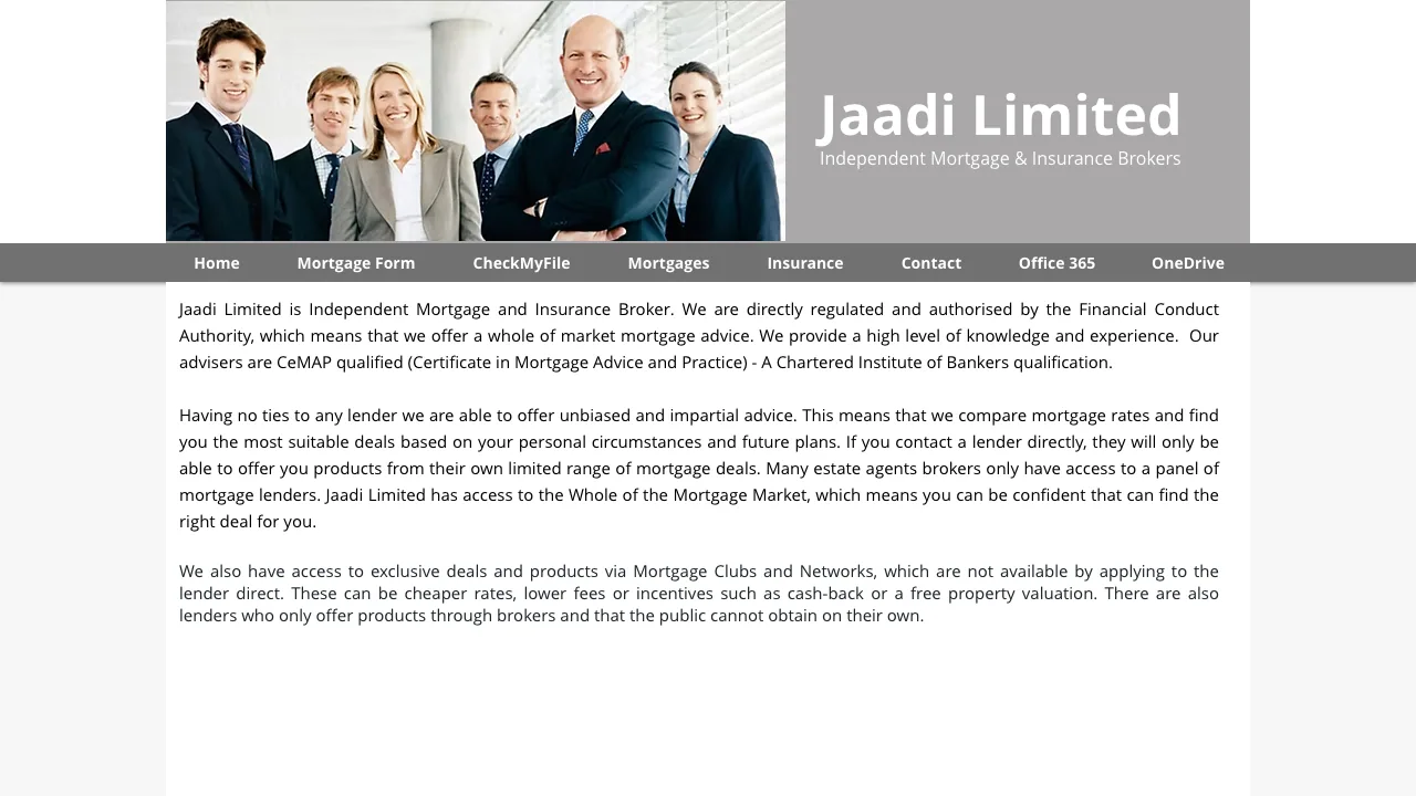 Jaadi Limited website preview