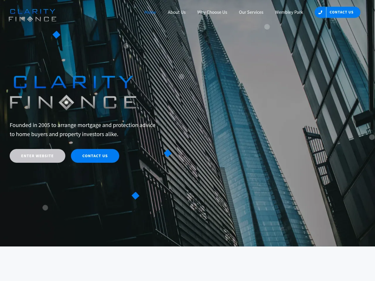 Clarity Finance website preview