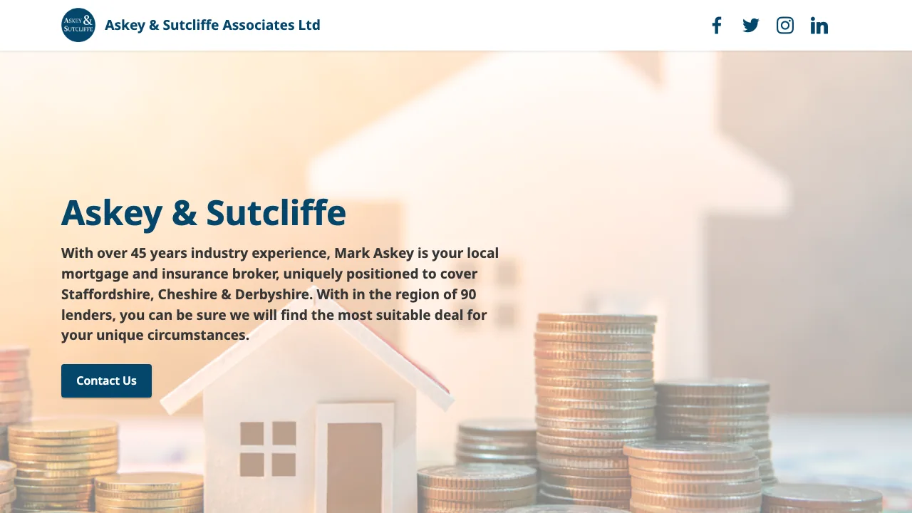 Askey & Sutcliffe Associates Ltd website preview