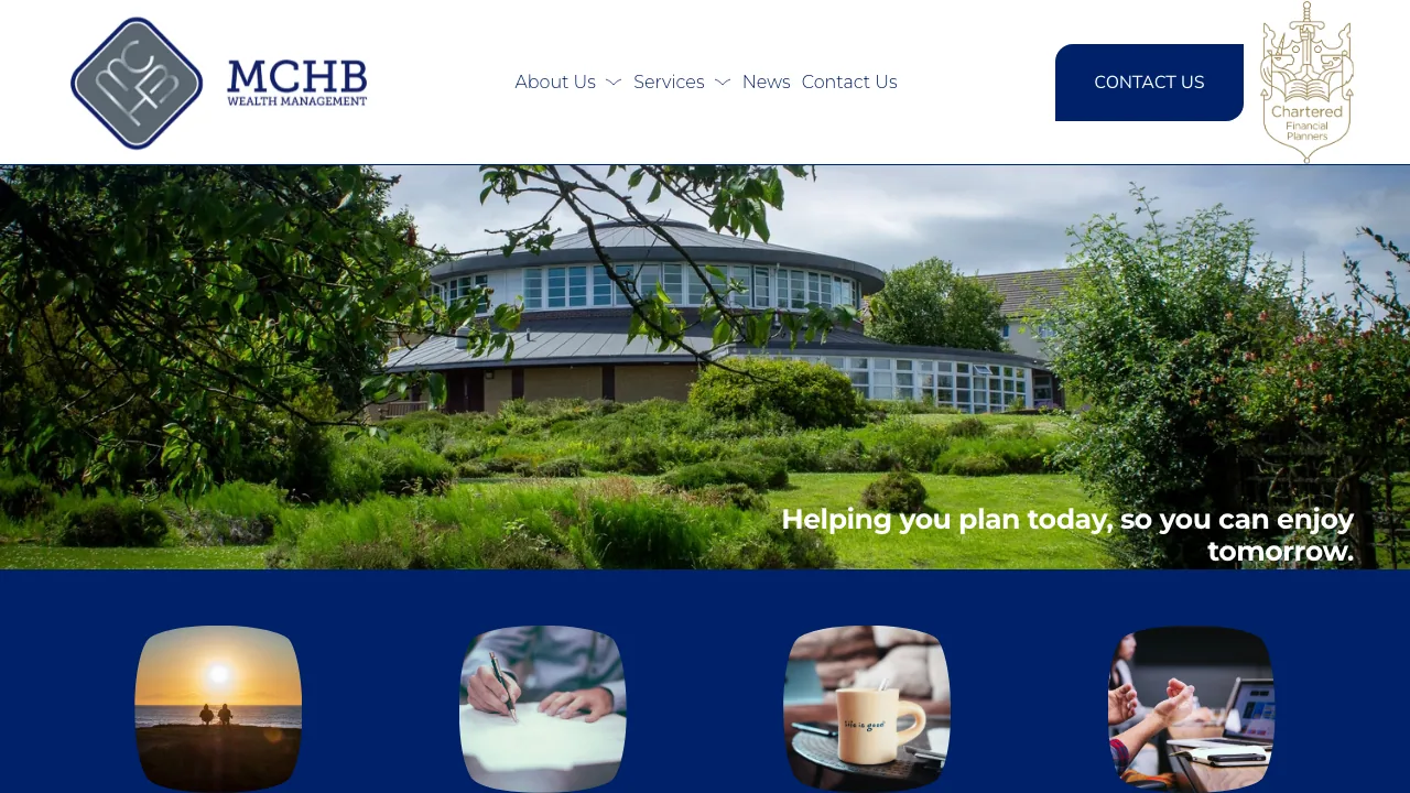 McHardy Financial website preview