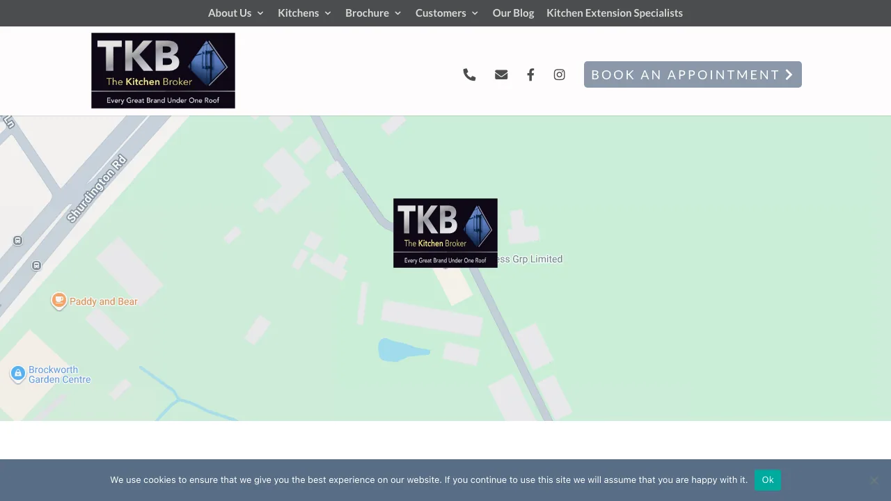 The Kitchen Broker website preview