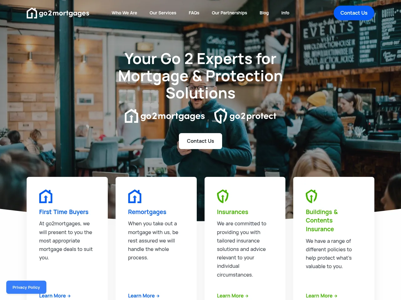 go2mortgages website preview
