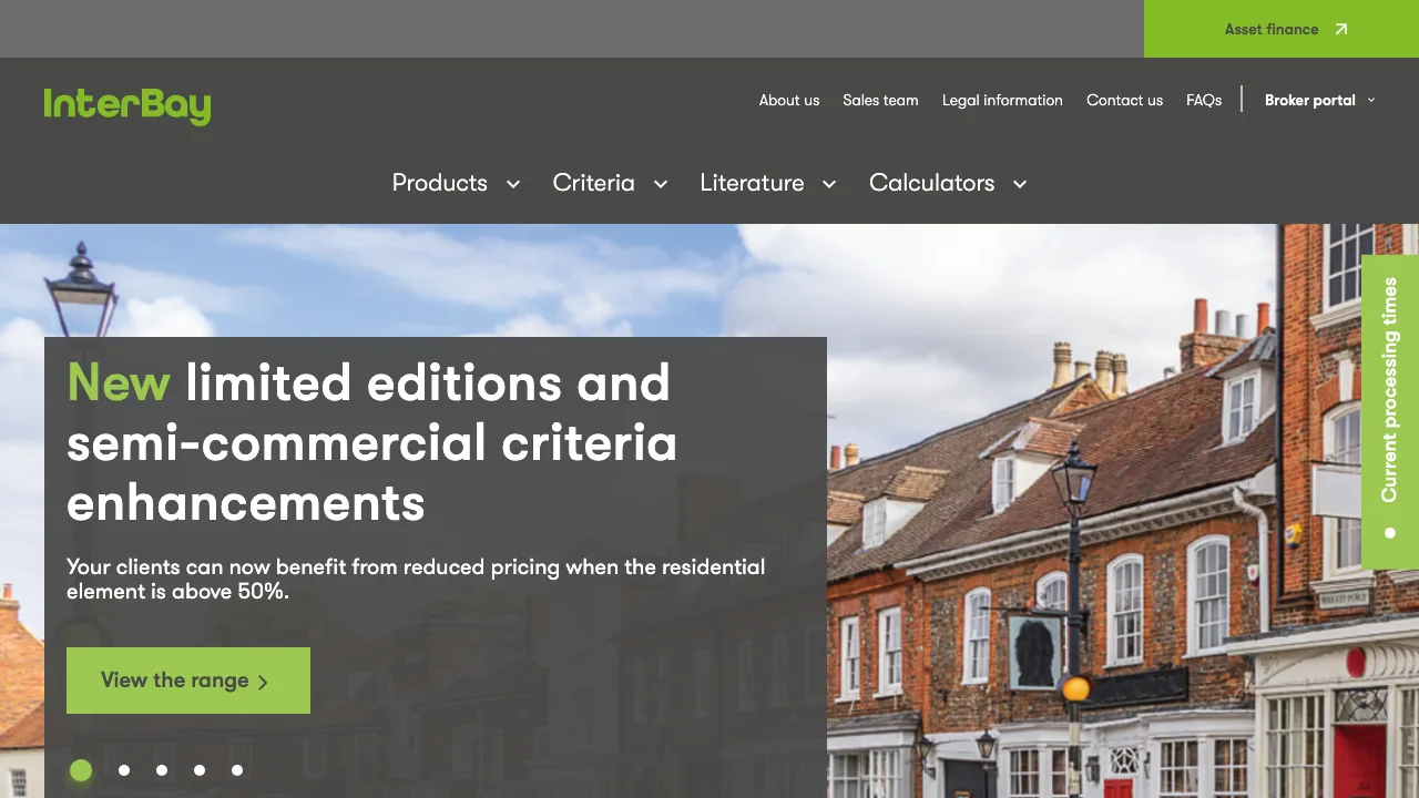 InterBay website preview