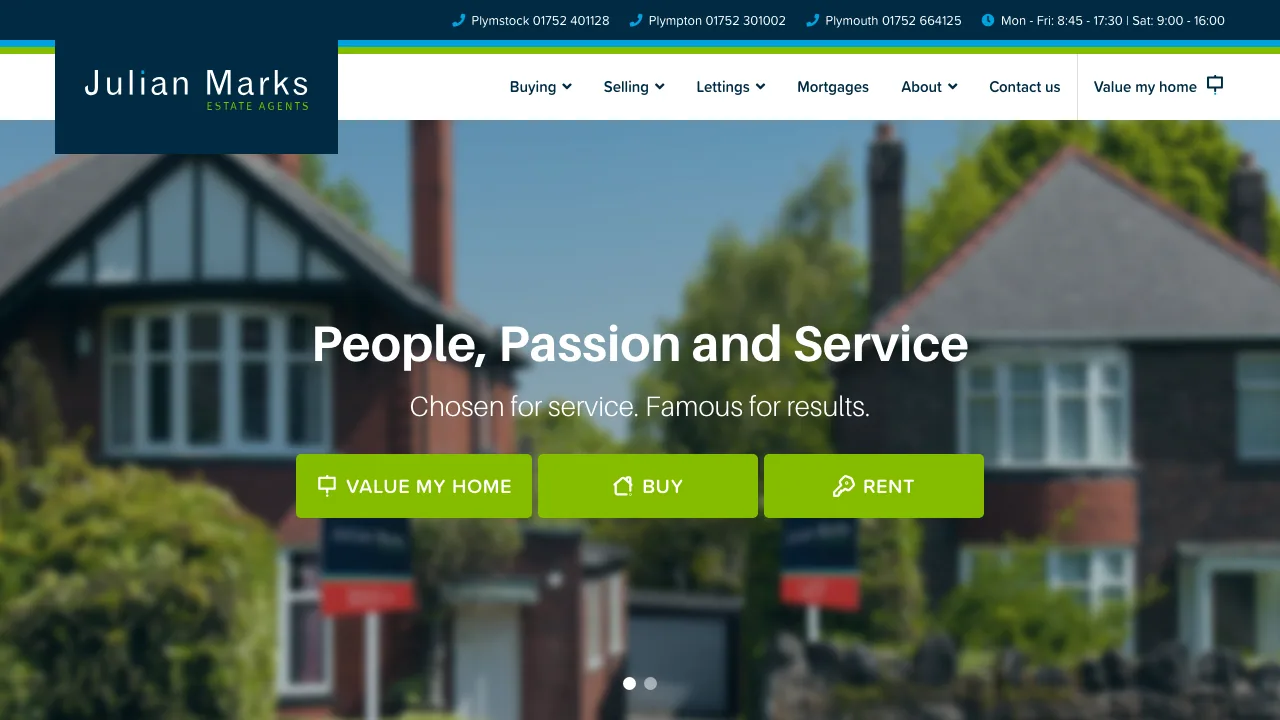 Julian Marks Mortgages website preview