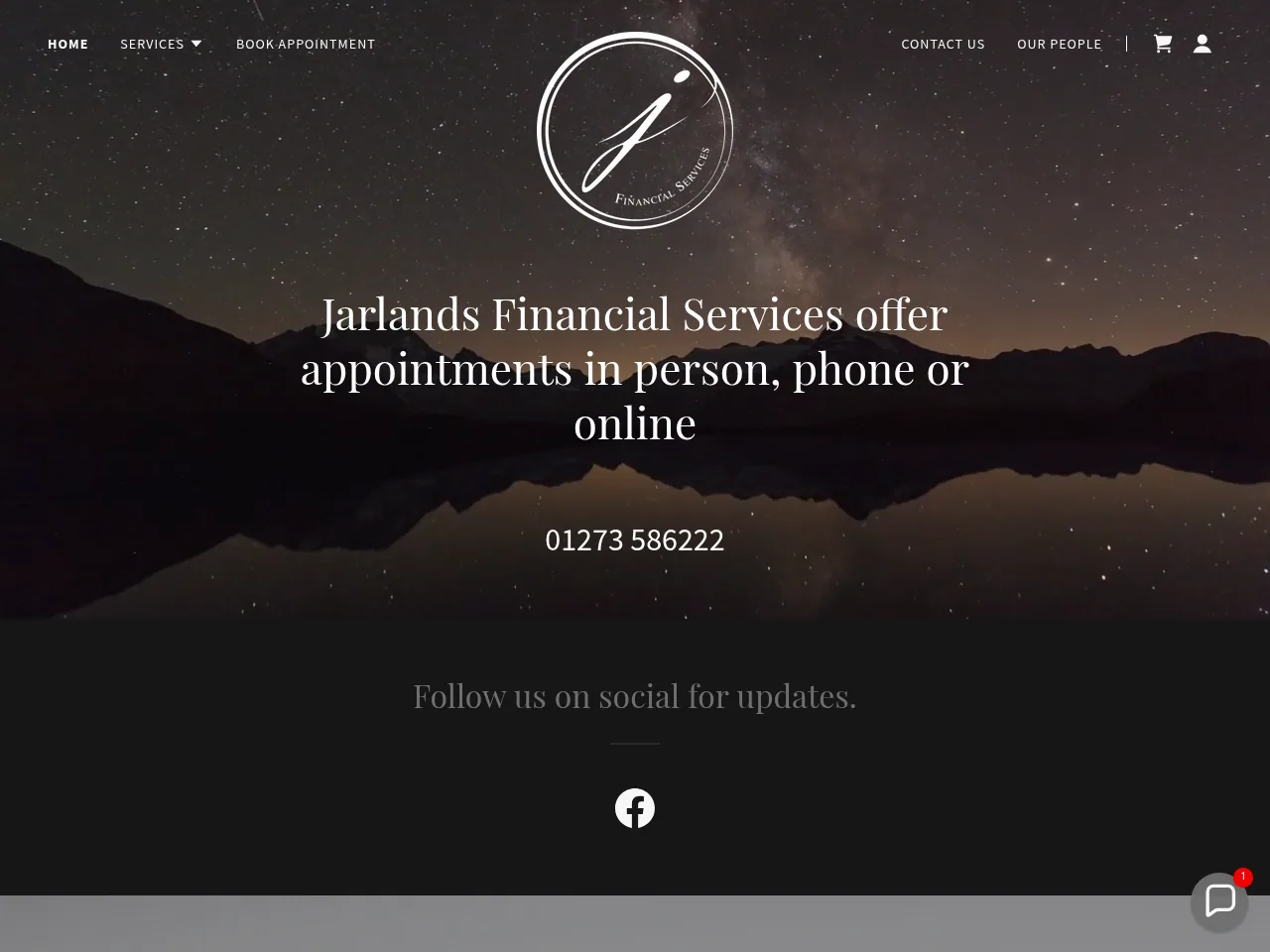 Jarlands Financial Services website preview