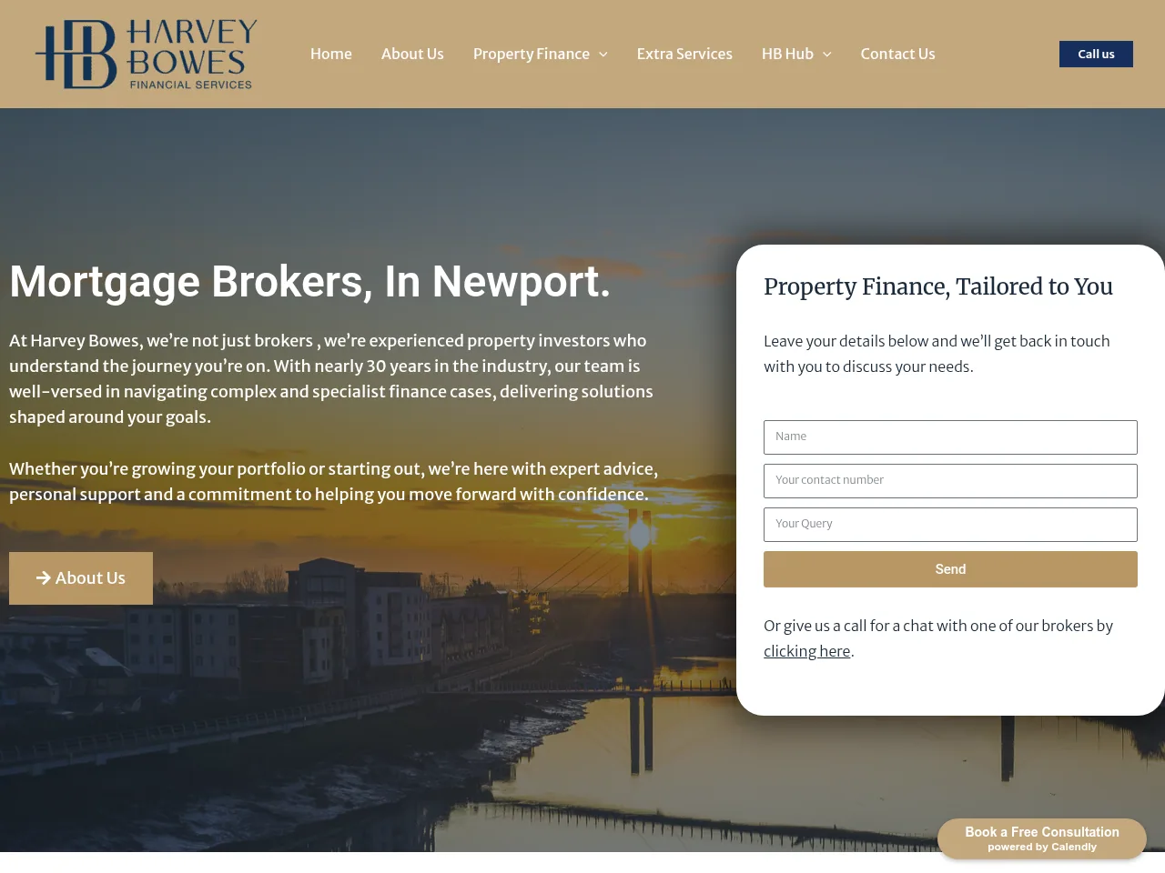 Harvey Bowes website preview